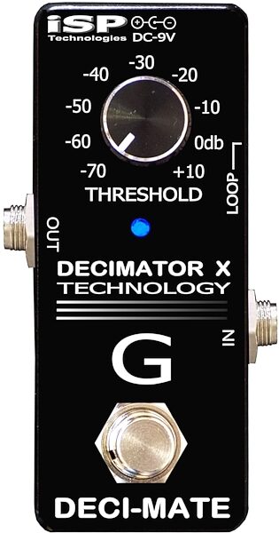 ISP Technologies Deci-Mate G Micro Noise Gate Pedal, New, Action Position Back