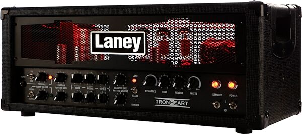 Laney IRT60H Ironheart Guitar Amplifier Head, 60 Watts, New, Right Lit Up