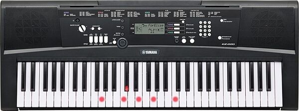 Yamaha EZ-220 Lighted Keyboard, 61-Key, Standard, Customer Return, Scratch and Dent, Main