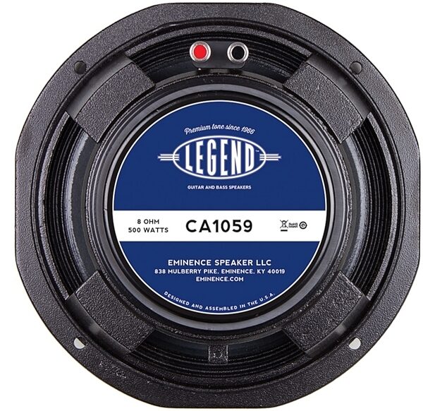 Eminence Legend CA1059 Replacement Bass Speaker (250 Watts), 10&quot;, 8 Ohms, Main