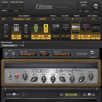 Avid Eleven Rack Guitar Recording and Effects Audio Interface (with Pro Tools 11), Eleven Rack Screen Shot 2