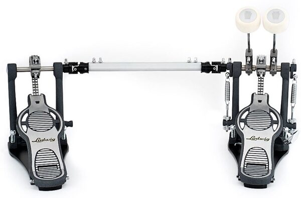 Ludwig L205SF Speed Flyer Double Bass Drum Pedal, With Gig Bag, Action Position Back