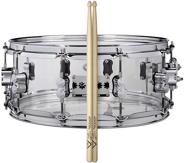 Pacific Drums Concept Chad Smith Clear Acrylic Snare, pack