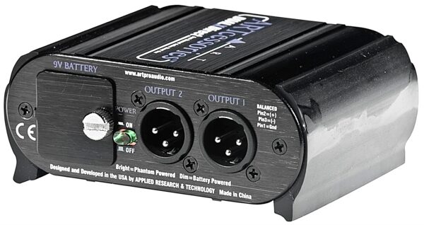 ART DualXDirect Dual-Channel Active Direct Box, New, view