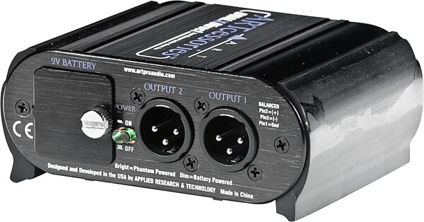 ART DualXDirect Dual-Channel Active Direct Box, New, Action Position Back