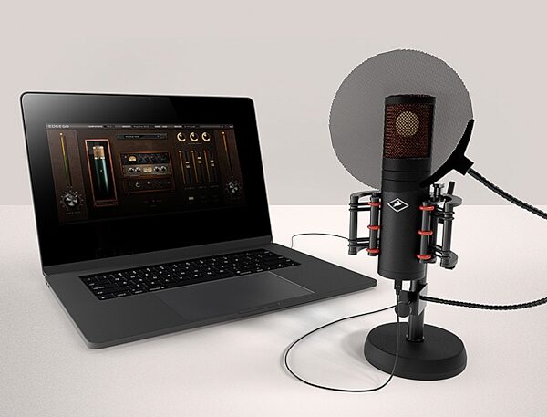 Antelope Audio Edge GO USB-Powered Multi-Pattern Modeling Microphone, New, Includes Desk Stand Pop Filter and Shock Mount