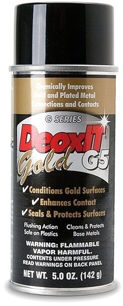 Hosa CAIG DeoxIT GOLD Contact Enhancer, 5 Percent Spray, 5 oz, Main