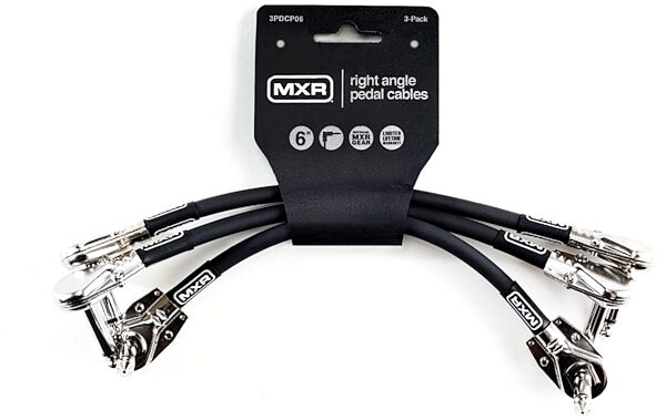 MXR Instrument Patch Cables, 6&quot;, 3-Pack, Main