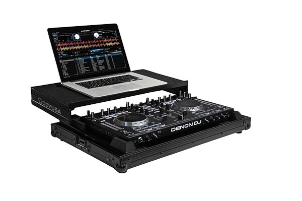 Odyssey FRGSDNMC4000BL Black Label Case for Denon DJ MC-4000, New, View 6