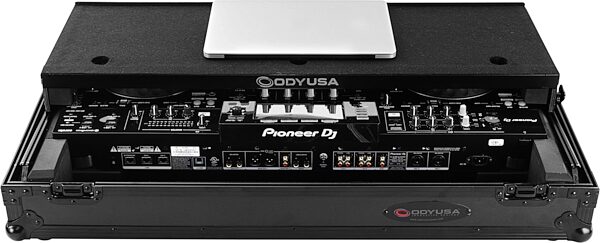 Odyssey FZGSXDJXZW1BL Black Label Case for Pioneer XDJ-XZ with Wheels and 1U Rack, New, Action Position Back