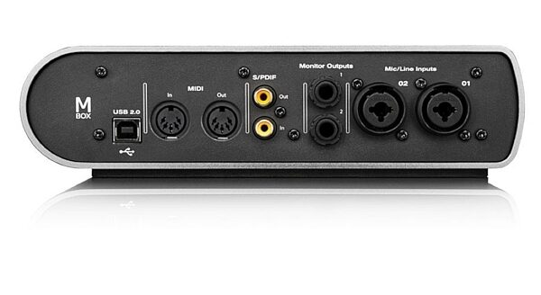 Avid Mbox USB Audio Interface (with Pro Tools Express), Rear