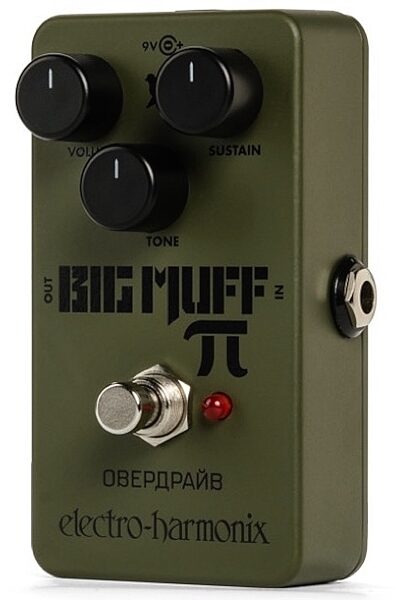 Electro-Harmonix Green Russian Big Muff Pi Pedal, New, Main