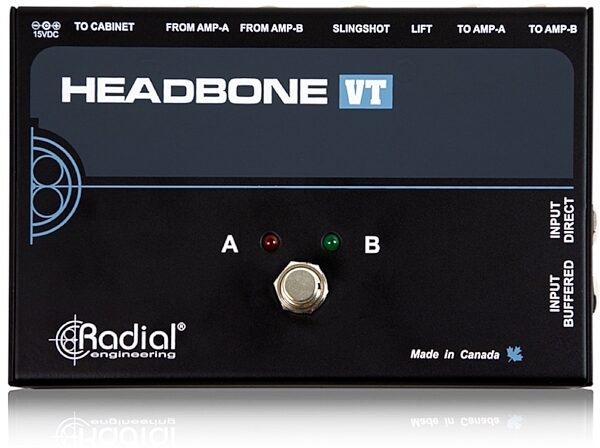 Radial Tonebone Headbone VT Amplifier Head Switcher, New, view