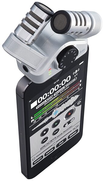 Zoom IQ6 X/Y iOS Lightning Microphone, New, In Use