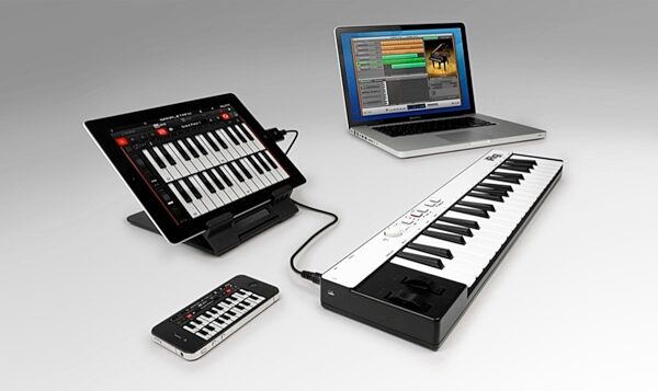 IK Multimedia iRig KEYS Mini Keyboard Controller, 37-Key, Glamour View