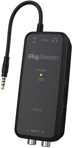 IK Multimedia iRig Stream Solo TRRS Audio Interface, New, view