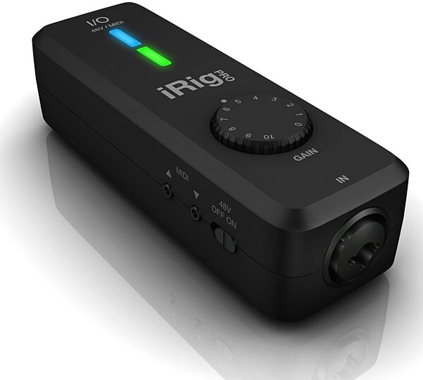 IK Multimedia iRig Pro I/O USB and iOS Audio/MIDI Interface, New, Alt