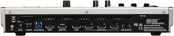 Roland VR-1HD AV Streaming Mixer Switcher, Blemished, Main Back