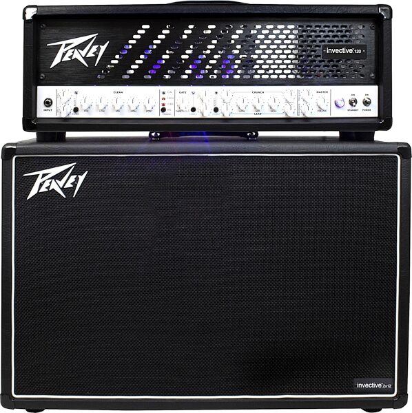 Peavey Invective 120 Guitar Amplifier Head (120 Watts), New, Action Position Front
