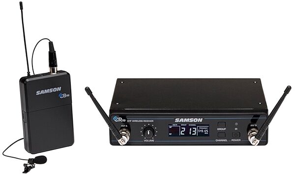 Samson Concert 99 Wireless Presentation System with LM10 Lavalier Microphone, Band D (542-566 MHz), Main