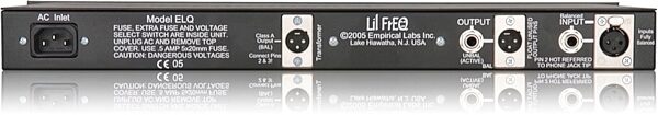 Empirical Labs Lil FrEQ Equalizer, New, Rear