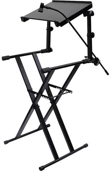 Odyssey LTBXS2MTCP 2-Tier DJ X-Stand Combo Pack, Black, Main
