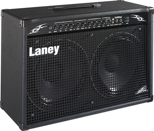 Laney LX120R Guitar Combo Amplifier (120 Watts, 2x12"), Black, Main