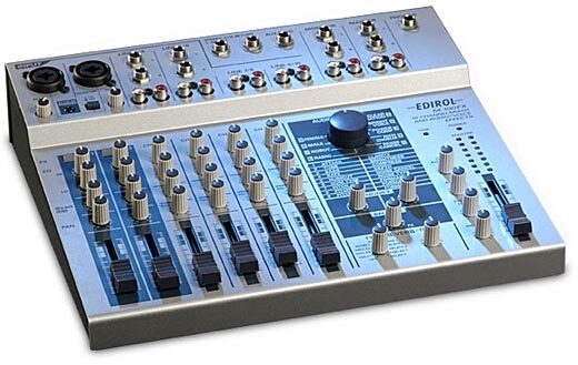 Edirol M100FX 10-Channel Audio Mixer with Effects, Main