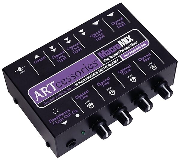 ART MacroMIX Four-Channel Personal Mixer, Warehouse Resealed, main
