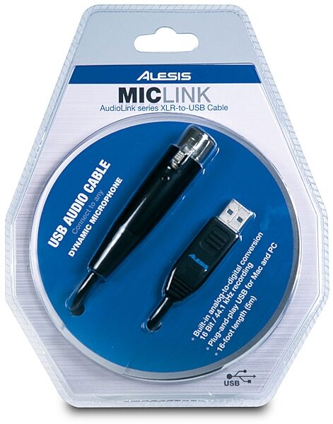 Alesis MicLink XLR USB Audio Interface, Package