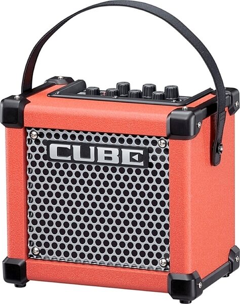 Roland Micro Cube GX Guitar Amplifier, Red, Red - Left