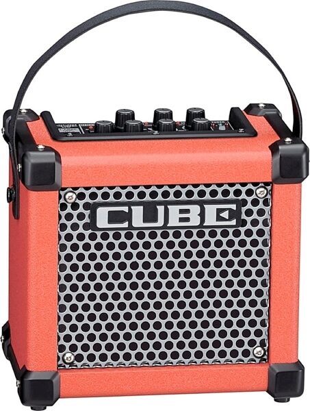 Roland Micro Cube GX Guitar Amplifier, Red, Red - Right
