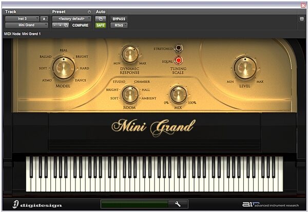 M-Audio Pro Tools M-Powered Recording Software, Mini Grand