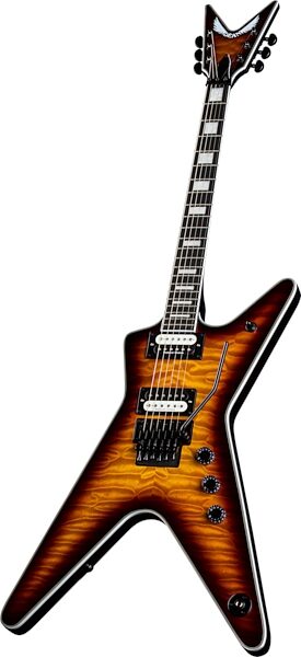 Dean ML Select Quilt FR Electric Guitar, Action Position Back