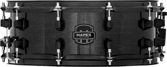 Mapex MPX Maple Snare Drum, Transparent Black, 14x5.5&quot;, Action Position Back