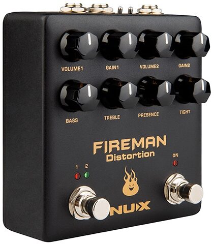 NUX NDS-5 Fireman Distortion, New, Angled Side