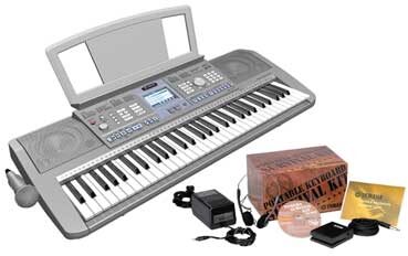 Yamaha PSRK1 61-Key Portable Keyboard, Package
