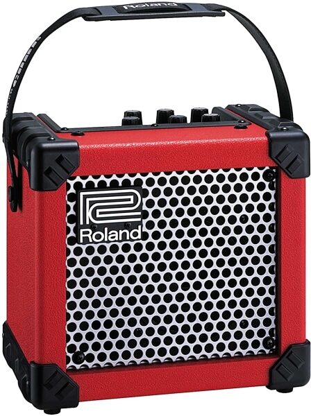 Roland Micro Cube Portable Battery-Powered Guitar Combo Amplifier (2 Watts, 1x5"), Red