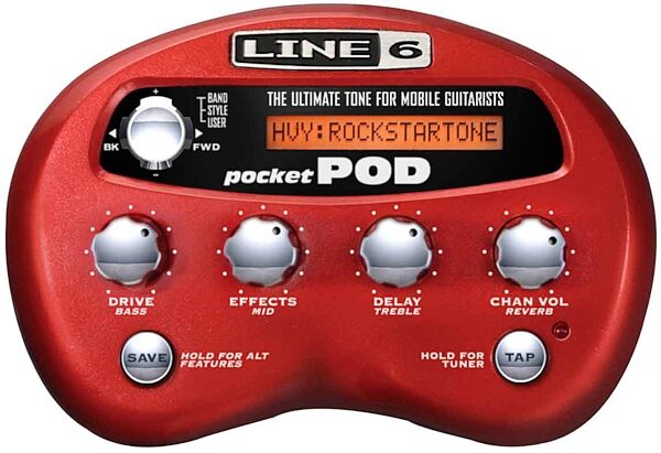 Line 6 Pocket POD Guitar Amp Modeling Processor, New, Alternate