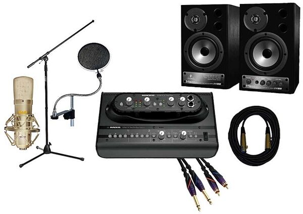 Mackie Onyx Satellite FireWire Audio Interface, Complete Recording Studio Package (Optional)