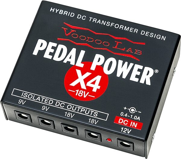 Voodoo Lab Pedal Power X4 18-Volt Isolated Power Supply, New, Action Position Back