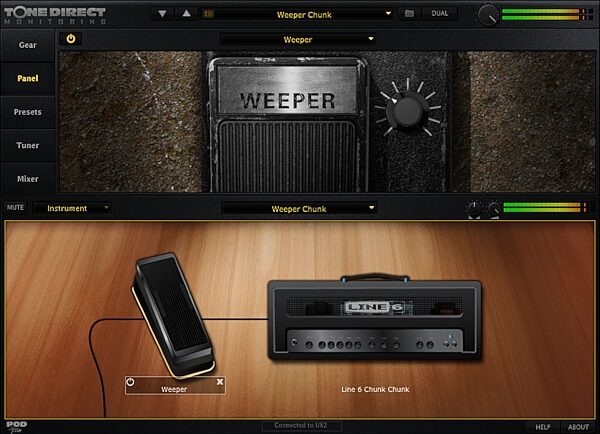 Line 6 POD Studio UX2 USB Computer Recording Interface, Screenshot - Weeper