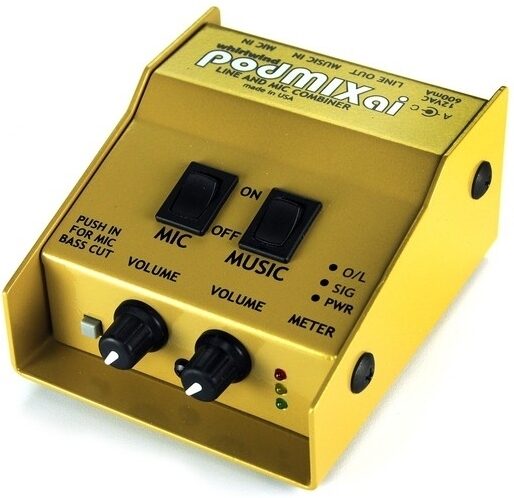Whirlwind PodMIXai Active Mic/Line Mixer, New, Main