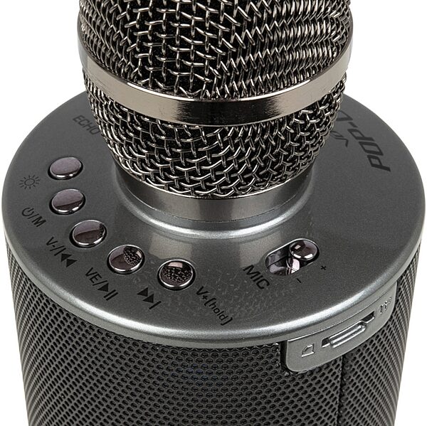 VocoPro Pop-Up Oke All-In-One Wireless Karaoke Microphone, Single, Detail