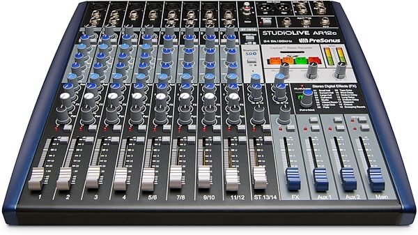 PreSonus StudioLive AR12c 14-Channel Mixer/USB-C Interface, New, Detail Front