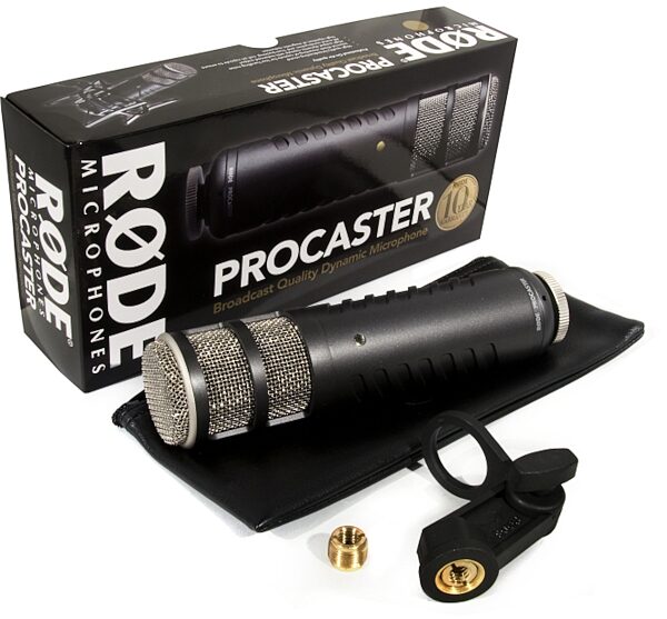 Rode Procaster Broadcast Dynamic Vocal Microphone, New, On Optional PSA1 (Not Included)
