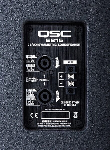 QSC E215 Passive, Unpowered Loudspeaker, ve