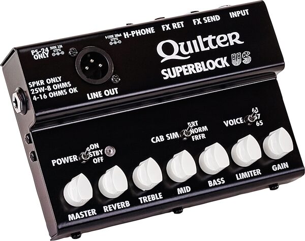 Quilter SuperBlock US Pedalboard Amplifier (25 Watts), New, Action Position Back