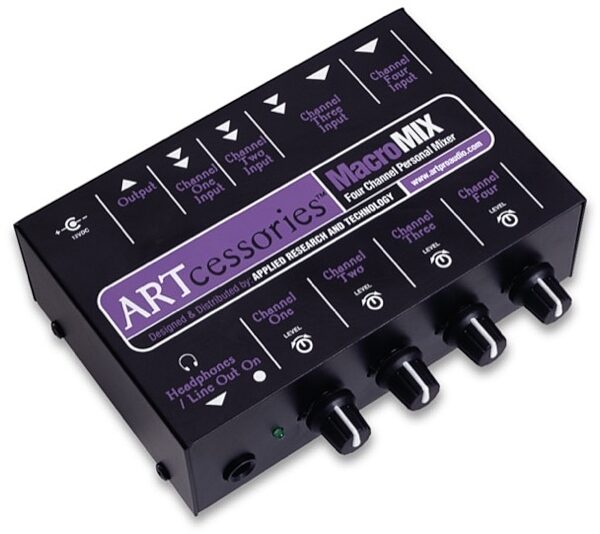ART MacroMIX Four-Channel Personal Mixer, Warehouse Resealed, view