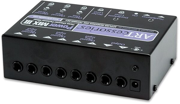 ART PowerMIX III 3-Channel Mini Stereo Line Mixer, New, view